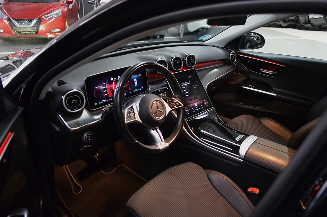 Mercedes Clase C C200d Avantgarde 163cv Autom+Levas 4p, miniatura 9