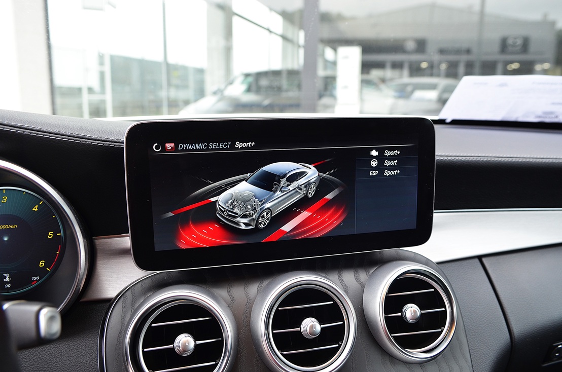 Mercedes-Benz Clase C 220 cdi Coupe AMG Line Autom+Levas, miniatura 8