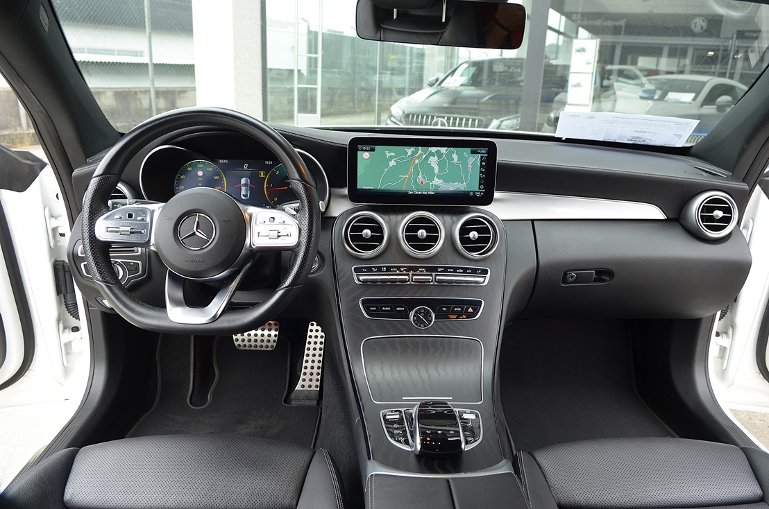 Mercedes-Benz Clase C 220 cdi Coupe AMG Line Autom+Levas, miniatura 6